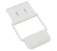 Soporte de puerta de garaje para sensor de contacto de alarma de anillo, soporte de seguridad de plástico blanco compatible con puertas de garaje estándar, fácil de bricolaje