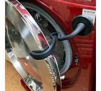 Soporte de puerta de lavadora de carga frontal, tope de puerta de lavadora flexible extraíble, soporte magnético para puerta de lavadora con base magnética de 66 mm, mantiene la puerta de la lavadora