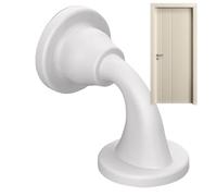 Soporte de puerta de sicona - Tope de puerta para casa | Instalación sencilla tope de puerta adhesivo sin perforación, tapones antirruido, mantiene la puerta abierta para puertas de madera