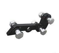 Soporte de pulgar para excavadora en forma de L, soporte de montaje de abrazadera hidráulica atornillada para excavadora pequeña, kit de fijación de clip de pulgar de tres agujeros para AGT/TYPHON