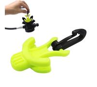 Soporte de pulpo submarino, soporte para boquilla con clip, soporte antipolvo | Soporte versátil para reguladores de buceo, accesorios esenciales para hombres, mujeres y adultos