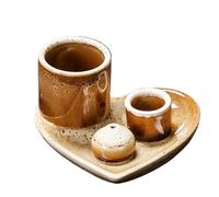 Soporte de quemador de incienso, cuenco de manchas, soporte de cerámica para quemador | 4 en 1 incienso Stick Spiritual Zen Art for Living Room Yoga Relaxation Home Decor