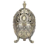 Soporte de Quemador de Incienso Vintage Quemador de Incienso de aleación Soporte de Incienso Hecho a Mano Cuenco de incensario decoración del hogar Adorno decoración Regalo