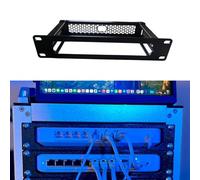 Soporte de rack de 10 pulgadas para fibra Ubiquiti UniFi Cloud Gateway | Adaptador de rack de 1U para fibra UCG | Compatible con armarios de 10 pulgadas | Ideal para laboratorio doméstico y