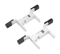 Soporte de Radiador de Refrigeración por Agua, Soporte de Soporte de Radiador de Bomba de Refrigeración de Agua de Alta Dureza Portátil Pequeño para Ventilador de Radiador de 25-45 Mm (Plata)