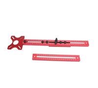 Soporte de rango de fresado enruter, ranura de aluminio rojo de aluminio Corte de aleación de aluminio enrutador de madera en enrutador ajustable con un hardware para trabajar la