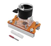 Soporte de ranura - accesorio de máquina de corte ajustable, base de enrutador de madera 2 en 1, herramienta de precisión | Fresado de madera, ebanistería, montaje de muebles, taller de bricolaje