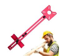 Soporte de ranura de fresado 3 en 1, placa de inserción universal de aluminio para bancos de carpintería, tabla de fresado, herramienta de plantilla de gabinete ajustable, plantilla de hardware de