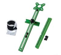 Soporte de ranura de fresado 4 en 1, soporte de ranura de fresado de aleación de aluminio, compatible con madera, madera maciza, tablero de polipropileno (D)