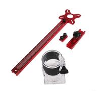 Soporte de ranura de fresado de enrutador para técnicas mejoradas de carpintería compatible con múltiples tipos de placa (B)