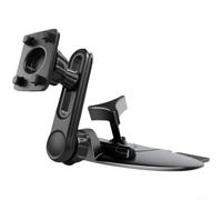 Soporte de ranura para CD extendido para pantalla Carplay giratorio 360°, brazo ajustable, color negro, ABS