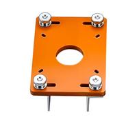 Soporte de ranurado - Soporte de ranura invisible 2 en 1 | Base de enrutador para carpintería de 65 mm, localizador de guía de máquina de corte | Plantilla de mortaja de aleación de aluminio para