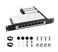 Soporte de red de metal 10 en 1U para interruptor UniFi Lite 8 PoE Ubiquiti USW-LITE-8-POE 52W