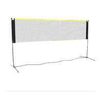 Soporte de red portátil de bádminton para voleibol, equipo de entrenamiento atlético plegable, postes combinados extraíbles para uso en la playa y el parque de pelotas