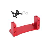 Soporte de reemplazo de reemplazo de Base de Set de Montaje de Aluminio Universal de Aluminio con Tornillo Compatible con TT-02 54977 para Accesorio de automóvil 1/10 RC(Red)
