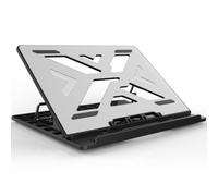 Soporte de Refrigeración Ergonómico Conceptronic para Portátiles hasta 15.6" en Aluminio Gris