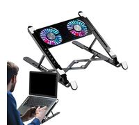 Soporte De Refrigeración Para Computadora Portátil: Construcción De Altura Ajustable, Base Para Computadora Portátil | Diseño Práctico Para Viajes De Juegos De Oficina, Estructura Delgada Para Una Pro