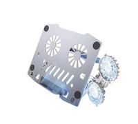 Soporte de refrigeración para Ordenador portátil para Dispositivos y tabletas, 6 Soportes de aleación de Altura Ajustable con Almohadilla de Silicona Antideslizante, Soporte Flexible para Ordenador