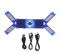 Soporte de refrigeración para portátil plegable con luz LED y ventilador transparente de gran volumen de aire. Estructura ultradelgada y sencilla.