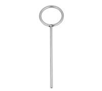 Soporte de retorta de Laboratorio, oxidación alcalina Cerrada de Acero Inoxidable de 120mm, práctico para matraces de Laboratorio biológico (Ring Outer Diameter 60mm)