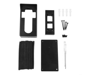 Soporte de revestimiento de vinilo para timbre de video diseñado para mantener el dispositivo orientado hacia adelante para una videovigilancia precisa