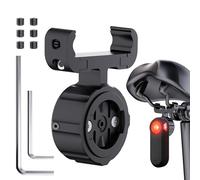 Soporte de riel de asiento compatible con Garmin Varia y Airtag, soporte impermeable antirrobo para bicicleta, rastreador GPS, soporte para Airtag para Garmin Varia RTL510/RTL515/RVR315 montaje de