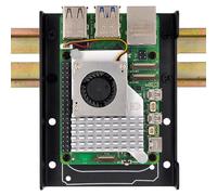 Soporte de riel DIN para Raspberry Pi 1 1B+2B 3B 3B+4B Zero Arduino Uno Mega Mkr BeagleBone Negro