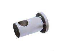 Soporte de riel elevador de ducha de aleación de zinc con acabado cromado para tubo de barra de pared de 21,5 a 22 mm, incluye tornillo de fijación, accesorio de montaje en pared de baño duradero (SKU
