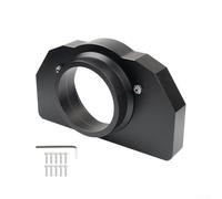 Soporte de rodamiento de aleación de aluminio para Logitech G25 G27 G29 G920 G923 Gaming Racing Volante Negro Plata (Negro)