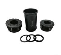 Soporte de rodamiento sellado T47 24/30 mm para bicicleta de carretera para bielas DUb con canales de acero inoxidable y cuerpo ligero (T47-DUB)