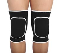 Soporte de Rodilla Elástico para Aliviar el Dolor Articular, Rodillera para Voleibol Baloncesto Danza para Adultos y Niños(Negro)