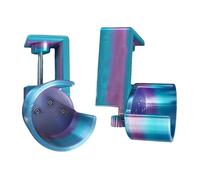 Soporte de rodillo de arte de metal resistente, con abrazadera de montaje ajustable, juego de abrazaderas de mesa para gestión y almacenamiento de lienzo de pintura sin problemas