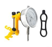 Soporte de rueda ajustable para llantas de bicicleta con indicador de porcentaje y correa de goma para un ajuste rápido y preciso y reparación de ruedas delanteras y traseras en garaje o sendero