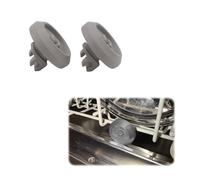 Soporte de rueda compatible con lavavajillas Miele, kit de rodillo de repuesto de PETG duradero para un movimiento suave del estante (gris)