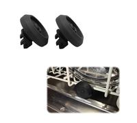 Soporte de rueda compatible con lavavajillas Miele, kit de rodillo de repuesto PETG duradero para un movimiento suave del estante (negro)