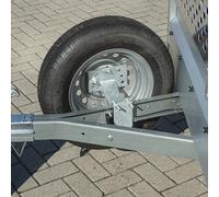 Soporte De Rueda De Repuesto Para Remolque Con Placa De Montaje