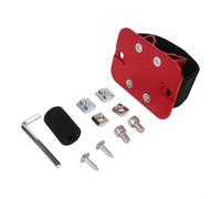 Soporte de rueda trasera de bicicleta de techo de coche, soporte de bicicleta de aleación de aluminio con liberación rápida, adaptador de estante de correa de nailon seguro para bicicletas MTB y de
