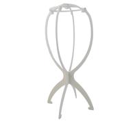 Soporte de secado de pelo para peluca, soporte de peluca plegable | Soporte de peluca reutilizable para estilo | Soporte de cabeza de peluca corto para peinar, soporte de casco