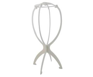 Soporte de secado de pelo para peluca, soporte de peluca plegable | Soporte de peluca reutilizable para estilo | Soporte de cabeza de peluca corto para peinar, soporte de casco