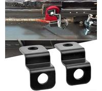 Soporte de señal de giro de metal para motocicleta, kit de reubicación para la mayoría de indicadores de bicicleta, color negro, construcción de acero resistente, reemplazo directo de piezas rotas