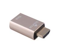 Soporte de señal de pantalla de bloqueo compatible con KVM HDMI2.0 Adaptador virtual EDID DDC Conector ficticio para emulador