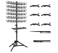 Soporte de separación de cabello desmontable - Estante distribuidor de cabello portátil avanzado profesional Herramienta de unidad de dispositivo, estante de distribución de cabello para peinar