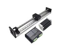 Soporte de servo de 60 mm, guía lineal, plataforma deslizante, riel lineal doble, eje XYZ, husillo de bolas SFU1204, 1605 y 1610(100mm SFU1610)