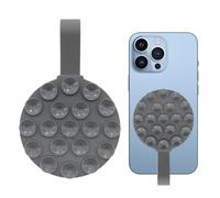 Soporte de silicona con ventosa para teléfono | Soporte magnético de silicona para teléfono | Accesorio de celda, soporte de agarre para puerta de ducha, vidrio, espejo