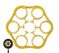 Soporte de silicona de alimenticio, accesorio de cocina resistente al calor, accesorio de olla a presión, estante duradero para huevos, utensilios de cocina para hervir huevos al vapor en