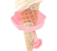 Soporte de silicona de alimenticio que no gotea | Atrapa los goteos antes de que se caigan, soporte para palos de hielo para niños, niñas durante el clima cálido