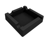 Soporte de silicona flexible lavable y fácil de usar con función de cenicero, compacto, fácil de limpiar, antideslizante, para escritorio