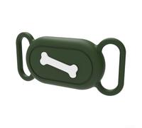 Soporte de silicona impermeable de ajuste personalizado para Samsung Galaxy SmartTag2 a prueba de polvo (rosa para perro)