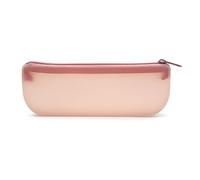 Soporte de silicona para brochas de maquillaje, estuche de viaje, organizador impermeable, bolsa de cosméticos, contenedor compacto y portátil, organizador de brochas de maquillaje profesional, Polvo