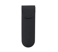 Soporte de silicona para brochas de maquillaje, portátil, para viajes, para mujeres y niñas, organizador de cosméticos, Black, Mass Beauty